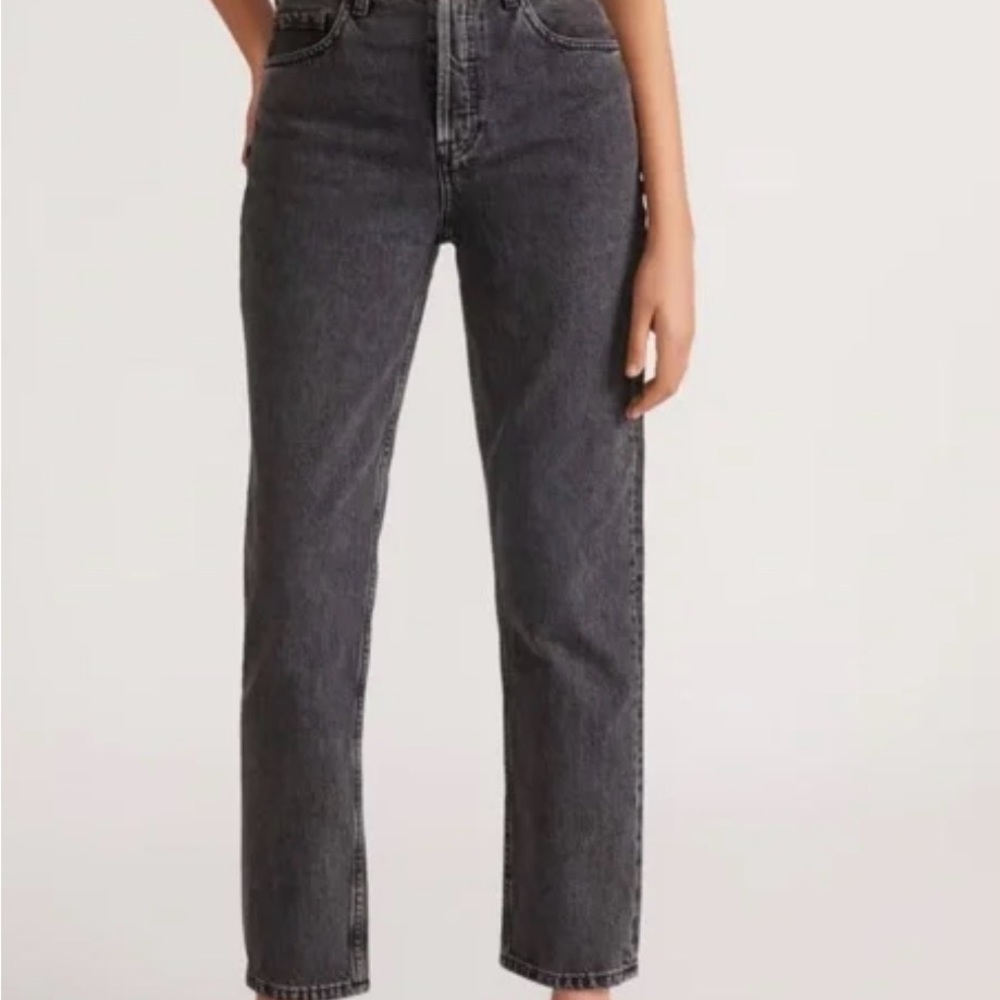 Everlane Women's Gray “The 90s Cheeky Jean” Sz 25 crop